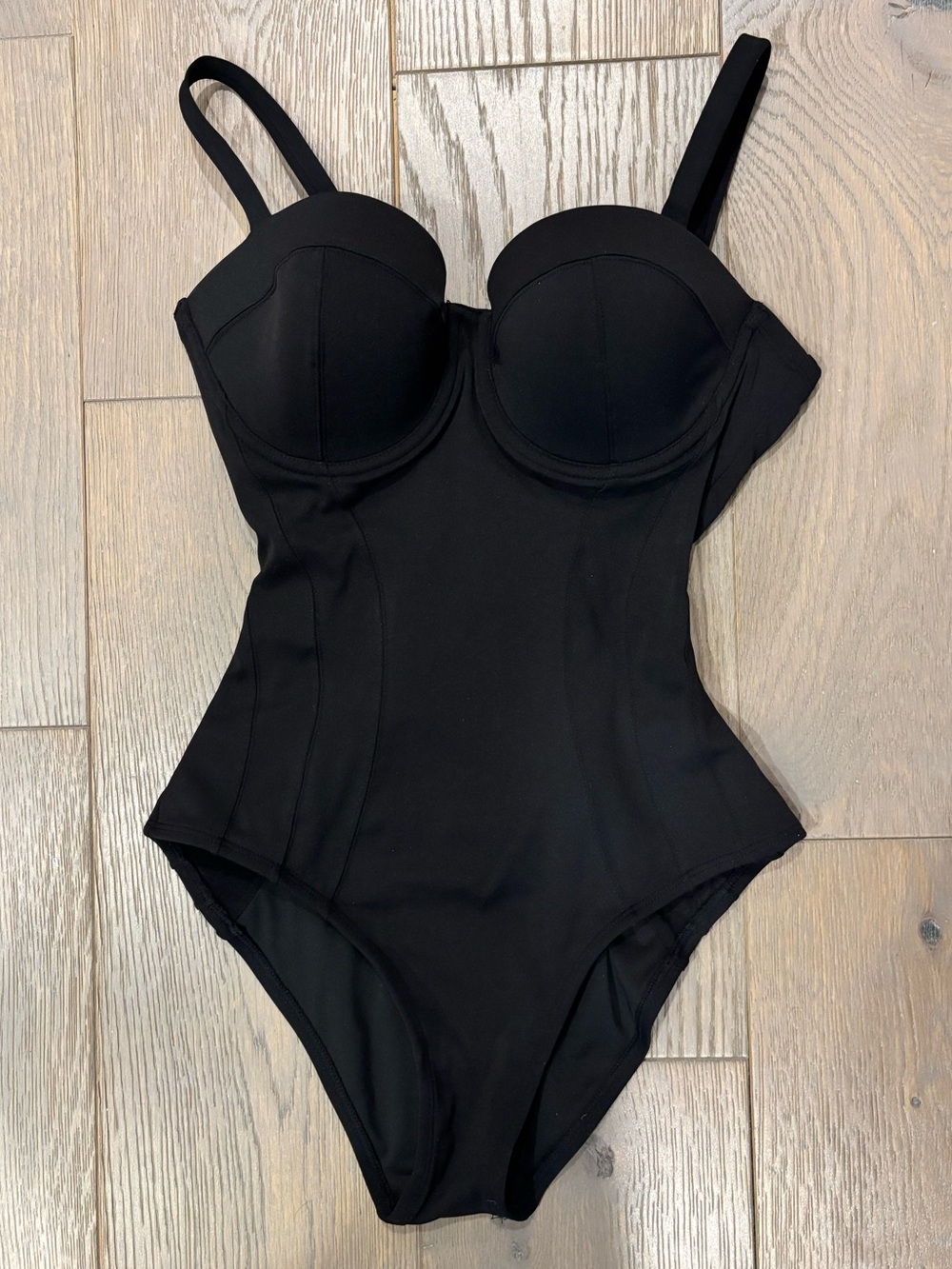 TA3 Black One-Piece Swimsuit